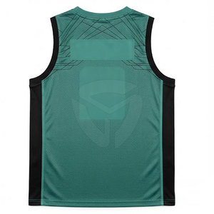 Camiseta de baloncesto premium sin mangas, uniforme de equipo con diseño personalizado de nombre y número del jugador, para deportes al aire libre - Product Image 2