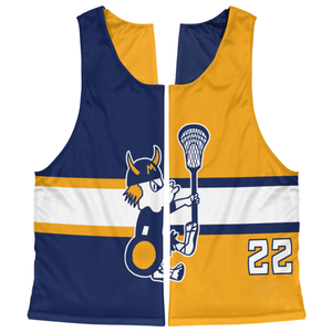 Lacrosse Training Pinnies Custom Sublimated Mesh Vest Lightweight Team Sportswear OEM ODM Factory - Product Image 3