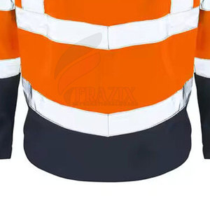 Chaqueta de seguridad reflectante para la construcción, ropa de protección para almacenes, fábricas y equipos de carreteras, chaqueta de seguridad reflectante para el trabajo. - Product Image 3