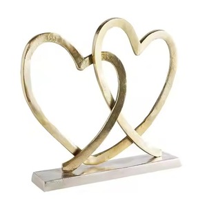 Luxury Metal Sculpture Contemporary Art Figurine <b>Decorative</b> Home Office <b>Table</b> <b>Decor</b> Stylish Interior Accent - Product Image 1
