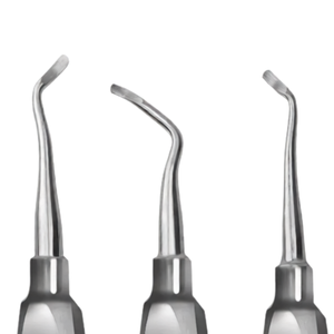 Juego de 6 Elevadores Dentales Miller East West, Izquierdo y Derecho, con Hoja Redondeada, Instrumentos de Extracción Dental de Acero Inoxidable - Product Image 5