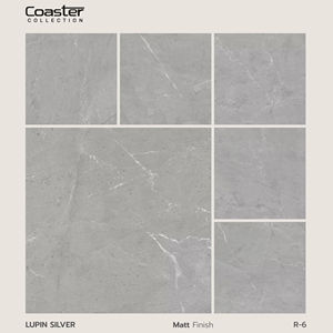 Baldosa de porcelana de 600x600 mm con grabado en relieve, textura mate, diseñada para proporcionar un movimiento visual suave y una superficie duradera. - Product Image 1