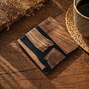 Belladec Resin Wood Classic Tea Coasters Heat Insulation Handmade Lightweight Luxury Cup Holder Pad Customized Design Tea - Product Image 3