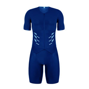 Conjunto de Ciclismo de 2 Piezas al Por Mayor para Hombre y Mujer, Jersey Sublimado con Pantalones Cortos, Ropa de Ciclismo Ligera, de Secado Rápido y Transpirable - Product Image 1