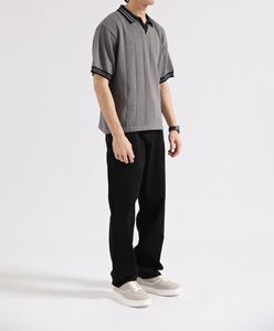 Polo homme personnalisé de haute qualité pour tenue décontractée, respirant, grande taille, léger, design estival - Product Image 3
