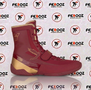 Bottes d'entraînement pour le fitness de combat avec ajustement ergonomique, zone de protection renforcée des orteils et semelle à contact flexible au sol - Product Image 6