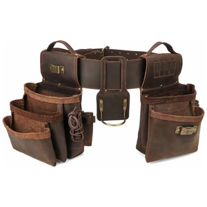Pakistan Made Wholesale Price High Quality <b>Leather</b> <b>Tool</b> Bags Outdoor Use <b>Leather</b> <b>Tool</b> Bags In OEM Service - Product Image 1