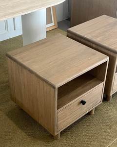 Modern Wooden Nightstand Bedside Table with 2 Drawers Accent Side <b>Cabinet</b> for Bedroom Living Room - Product Image 4