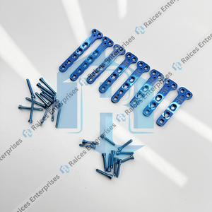 Juego de 58 Placas y Tornillos de Titanio de 2.0mm para Cirugía Veterinaria en Perros y Gatos, Ortopédicos Manuales de Alta Calidad - Product Image 3