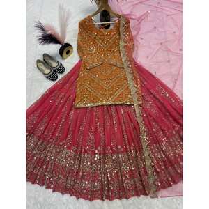 Conjunto de mono de fiesta de diseñador con trabajo de borde de secuencia elegante para ocasiones especiales - Product Image 1