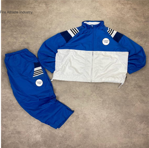 Ensembles de survêtements de sport pour hommes de qualité supérieure, sweats à capuche et pantalons de survêtement pour entraînement sportif, en molleton. - Product Image 1