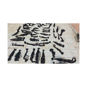 Perruque de cheveux indiens vierges bruts alignés dans le sens des cuticules, en vrac, avec mèches non traitées, idéale pour le coiffage et la teinture, produit longue durée - Product Image 5