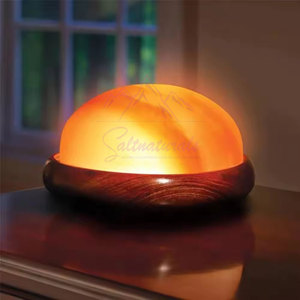 Lampe de sel himalayenne de forme dôme de qualité supérieure, éclat naturel, lampe de sel himalayenne de forme dôme, décoration d'intérieur - Product Image 2