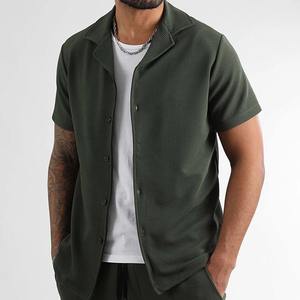 Conjuntos Deportivos Personalizados con Logotipo, Color Sólido, Camiseta de Manga Corta, Pantalones Cortos, Conjuntos Deportivos de 2 Piezas, Ropa para Hombre - Product Image 2