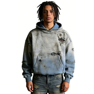 Sudadera con Capucha Unisex SAMUEL INDUSTRIES para Otoño/Invierno, 100% Algodón Ecológico, Corte Regular, Gruesa, 350g, Color Sólido, Estilo Vintage - Product Image 1