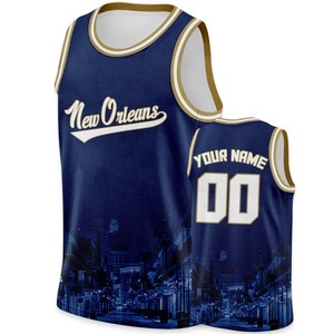 Maillots de basketball personnalisés 2026 – Impression sérigraphique, respirants, manches courtes, polyester/coton, impression de nom personnalisée, maillot vierge - Product Image 5