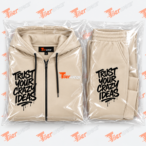 Conjunto Deportivo para Hombre, de Secado Rápido, Estilo Urbano, con Sudadera con Cremallera, 400 GSM, Felpa de Algodón, para Invierno, Gimnasio, Marca Privada OEM - Product Image 6