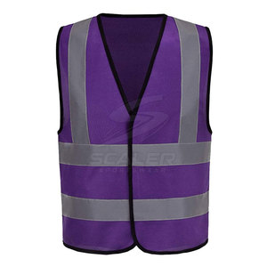 Chaleco de Seguridad Profesional de Larga Duración con Múltiples Bolsillos y Ajuste Ajustable para Trabajadores y Uso en Seguridad al Aire Libre - Product Image 2