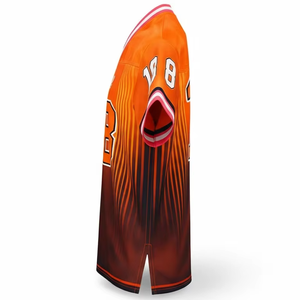 Maillot de football américain personnalisé à manches courtes en polyester respirant avec numéro brodé pour entraînement d'équipe, pour hommes et femmes - Product Image 4