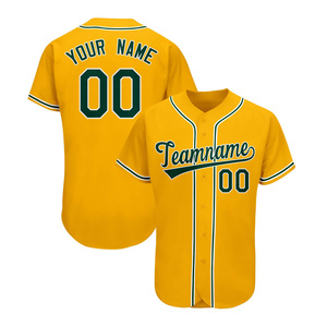Maillots de baseball unisexes personnalisés de qualité supérieure pour femmes, vêtements de sport, 100% polyester, impression par sublimation, séchage rapide - Product Image 1