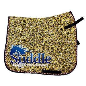 Selle de cheval personnalisable de haute qualité, tapis de selle, couverture, doublure en tissu confortable, équipement équestre durable, OR DORÉ - Product Image 3