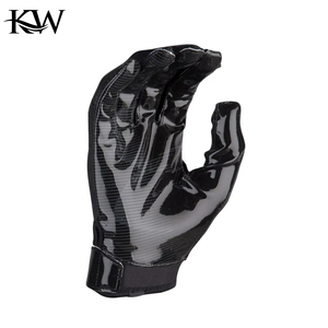 Gants de rugby antidérapants, gants de cyclisme à doigts entiers, paume avec grip en silicone, gants de football américain pour receveur, entraînement et match en extérieur - Product Image 3