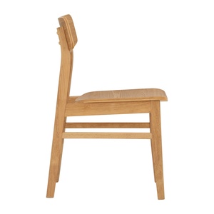 Modern KD Design Full Solid Rubberwood <b>Dining</b> <b>Chair</b> for Minimalist Apartment <b>Dining</b> Kitchen Furniture Made in Malaysia - Product Image 2
