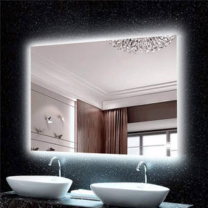Miroir de salle de bain LED 20X28 avec lumières, anti-buée, à intensité variable, rétroéclairé + éclairé par l'avant, miroir de salle de bain éclairé pour mur - Product Image 3