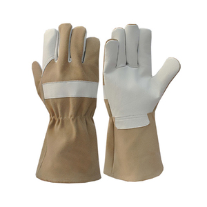 Nouveau style, conception personnalisée, gants de travail en cuir durables et écologiques pour sports de plein air, longueur poignet, faible MOQ, vente en gros - Product Image 3