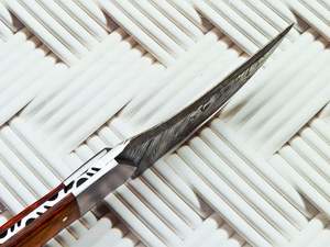 Cuchillo de Caza de Alta Calidad, Personalizado, OEM, ODM, de Damasco, al por Mayor, de Hoja Fija y Plegable, para Supervivencia, Caza y Camping - Product Image 3