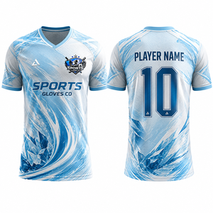 เสื้อฟุตบอลคุณภาพพรีเมียม ผลิตจากโพลีเอสเตอร์เนื้อเบาพิเศษ ระบายอากาศได้ดี ซับเหงื่อ พร้อมสำหรับการแข่งขัน - Product Image 1