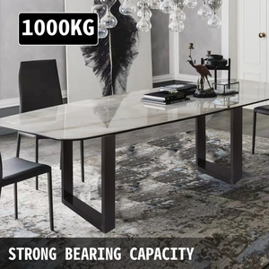 Custom Heavy Duty Stainless Steel <b>Square</b> <b>Table</b> Legs Dining Furniture Base Midcentury Design Easy Install EDPTBL000 - Product Image 3
