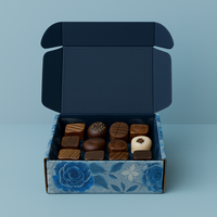 Dossiers en carton ondulé personnalisés avec impression CMYK, fabriqués à partir de matériaux recyclés pour les aliments, les chips, les aliments pour bébés - Prix d'usine