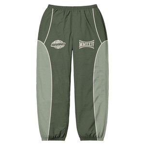 Custom Men's Oversized Nylon Tracksuit <b>Reflective</b> Windbreaker <b>Jacket</b> Zip Up Jogging Set OEM Wholesale Manufacturer Green Two Pie - Product Image 2