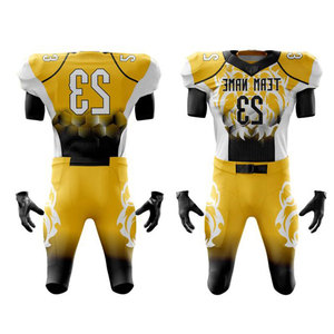 Uniforme de football unisexe pour adultes, manches courtes, polyester/spandex, kits d'uniformes de rugby pour hommes, nom et numéro personnalisés, tous les logos - Product Image 4