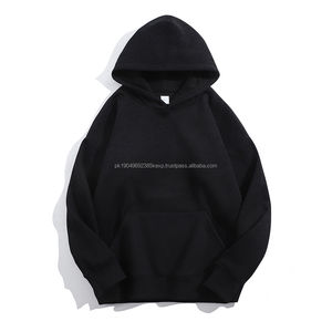 Sweats à capuche en coton polaire épaisse vierge poids lourd 420Gsm surdimensionné dropshoulder Logo imprimé personnalisé sweats à capuche et sweat-shirts pour hommes - Product Image 3