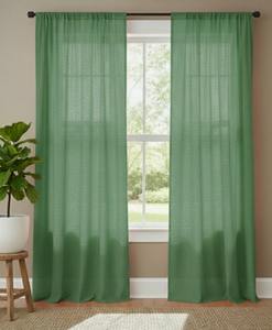 TheFabira Bohemian Style Rod Pocket Cotton <b>Curtains</b> & <b>Drapes</b> High Shading Eco-Friendly Dust Proof Features for Windows Doors - Product Image 1