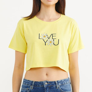 Wholesale Rate Top Trendy Lightweight Best Supplier Soft Breathable Crew Neck Fashion Casual Street Wear Summer Women Crop Top - Product Image 1