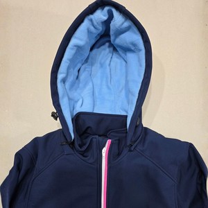 Custom Vornex Industry <b>Soft</b> <b>Shell</b> <b>Jacket</b> Unisex <b>Hooded</b> Stand Collar Full-Zip Breathable Windproof Fleece Outerwear Winter Casual - Product Image 5