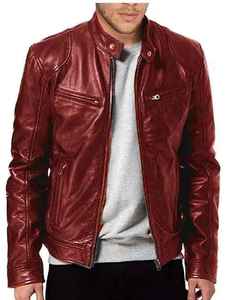 Veste de moto en cuir respirante sur mesure, nouvelle, personnalisée, coupe-vent, toutes saisons, haute qualité, vente en gros - Product Image 5