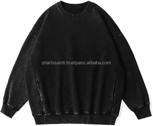 Sudadera con Capucha Unisex de Felpa con Lavado Ácido, Estilo Vintage Desteñido, Corte Regular, Algodón, Estilo Urbano, Moderno Retro, Atractivo y Cómodo - Product Image 5