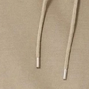 Sweat-shirt à capuche en polaire beige pour homme avec logo Comets brodé, poche avant, coupe décontractée, vêtement d'automne - Product Image 3
