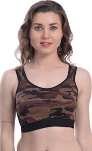 Sujetador Deportivo Sin Costuras para Mujer, Talla Grande, Cobertura Completa, con Logotipo Frontal, Diseño Transpirable, para Yoga - Product Image 6