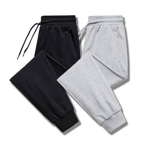 Pantalons de jogging streetwear personnalisés, coupe régulière, tissu en coton, prix bas, pantalons et jambières pour hommes sur mesure - Product Image 3