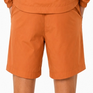 <b>Men</b>’s Color Block Windbreaker Hooded <b>Jacket</b> And Shorts Set Lightweight Front Zip Quick Dry Casual <b>Summer</b> Wear <b>For</b> <b>Men</b> - Product Image 6