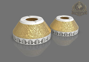 Cendrier de table rond en aluminium sans fumée, design de luxe, style américain, pour la maison et l'hôtel - Product Image 5