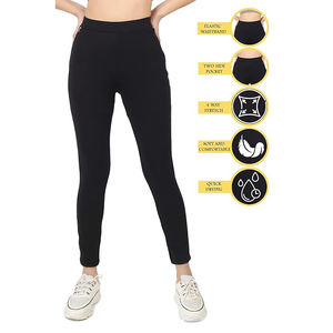 Leggings de Yoga para Gimnasio y Uso Diario, Cintura Alta, Control de Abdomen, Elásticos, Transpirables, Sin Costuras, Versátiles para Mujer - Product Image 2