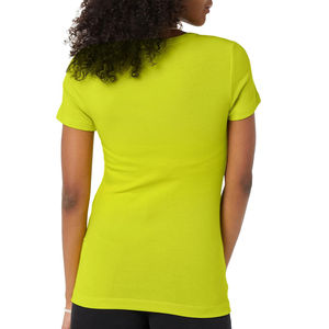 Camiseta Casual de Algodón de Alta Calidad para Mujer, Personalizable, Estampada, de Color Sólido, Transpirable para Verano - Product Image 2