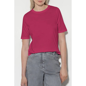 Camiseta Corta Holgada de Moda para Mujer, Manga Corta, Silueta Relajada, Top Casual de Verano, Múltiples Colores, Variedad de Tallas, Marca Privada - Product Image 5