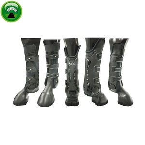Venta al por mayor, botas de tendón delanteras abiertas de caballo con carcasa de PU - Product Image 1